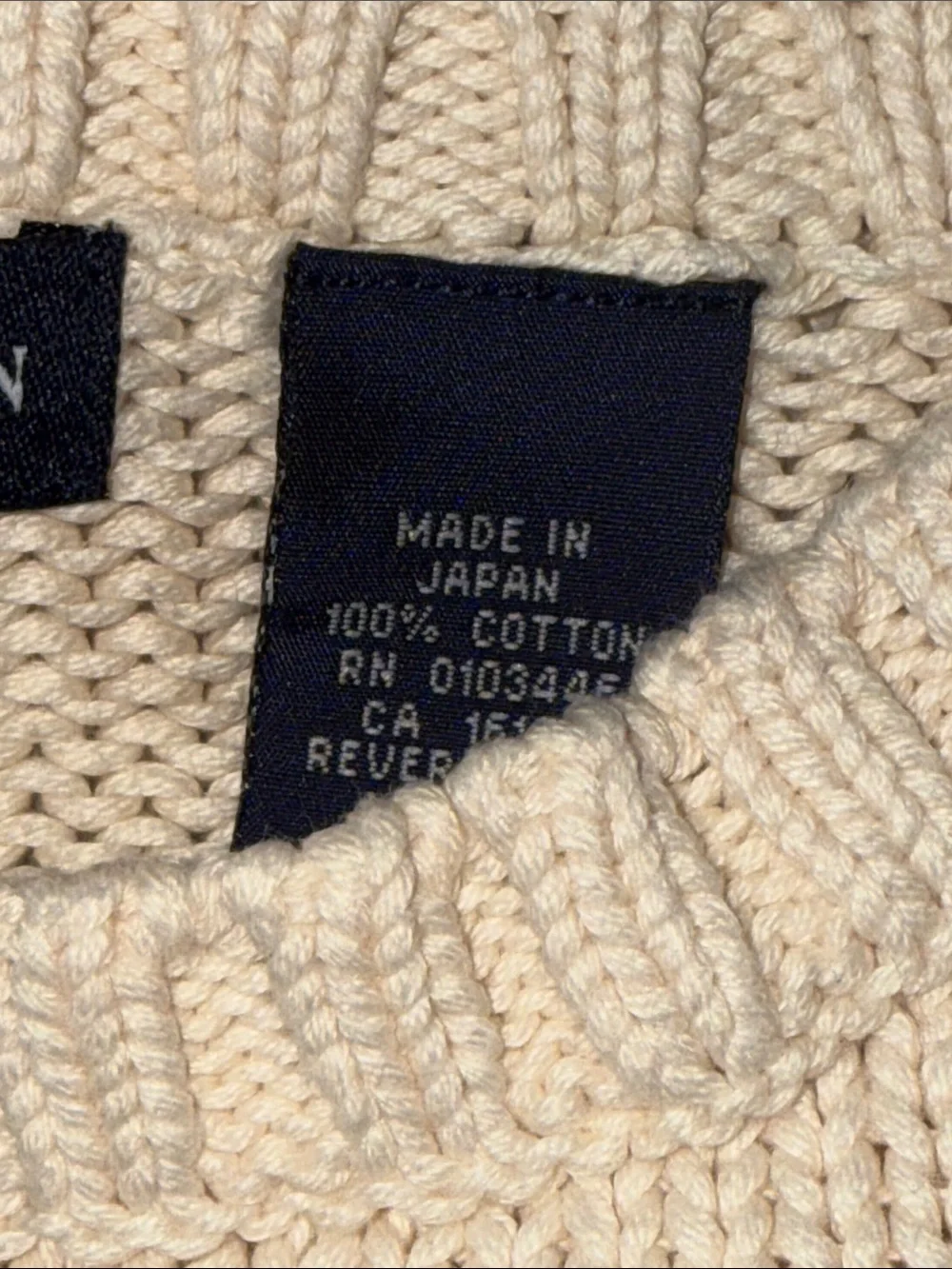🇺🇸 Ralph Lauren Cream Knit Sweater with Flag Motif girls small